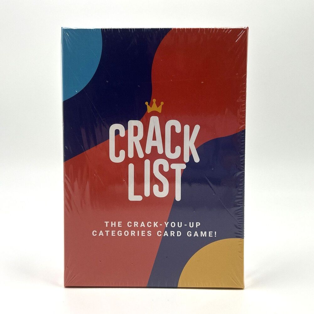 Crack List The Crack-You-Up Categories Card Game 2-8 Players Table 2024 Yaqua